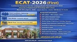 UET Lahore Admission 2026