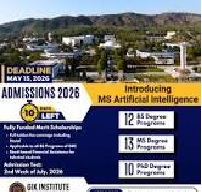 GIKI Admission 2026