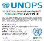 UNOPS Remote Internship Program 2027