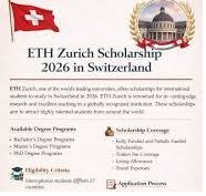 ETH Zurich Admissions 2027