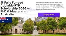 University of Adelaide Scholarships 2027