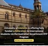 University of Adelaide Scholarships 2027