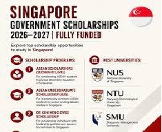 Singapore Government Scholarships 2027