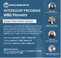 World Bank Internship 2026