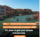Scholarships in Italy 2027