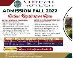 NUTECH Admission 2027